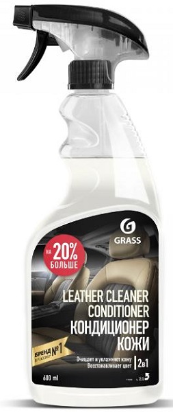 Очиститель-кондиционер кожи Leather Cleaner Conditioner Grass 110402, 600 мл