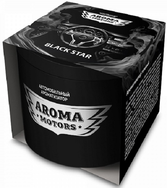 Ароматизатор гелевый Aroma Motors Grass AC-0171, black star