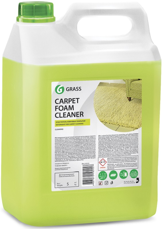 Очиститель ковровых покрытий Carpet Foam Cleaner Grass 125202, 5,4кг