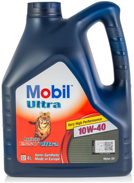 Масло моторное полусинтетическое Mobil 152624 ULTRA 10W-40, 4л