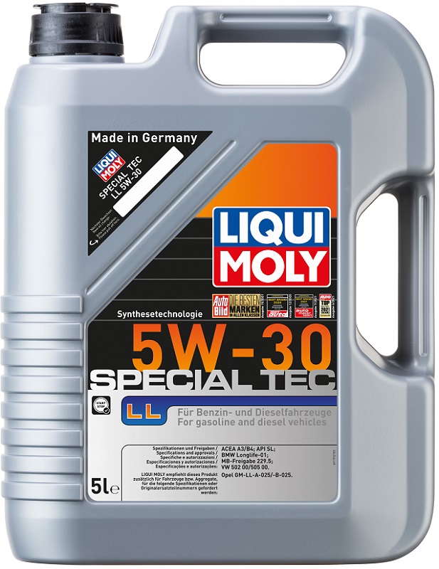 Масло моторное синтетическое Liqui Moly 8055 Special Tec LL 5W-30, 5л