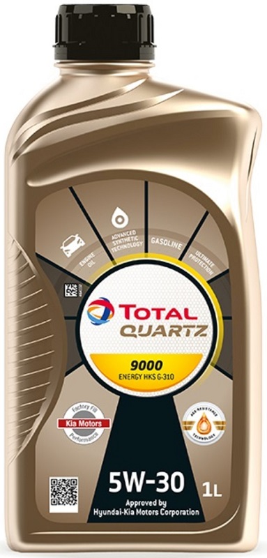 Масло моторное синтетическое Total 213799 QUARTZ 9000 ENERGY HKS G-310 5W-30, 1л