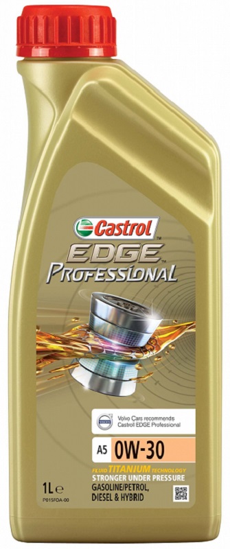 Масло моторное синтетическое Castrol 156EA7 EDGE Professional A5 Volvo Titanium FST 0W-30, 1л