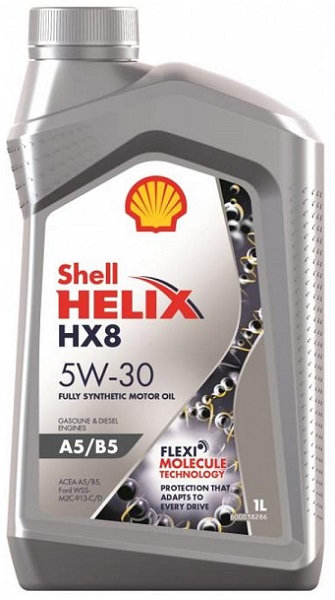 Масло моторное синтетическое Shell 550046778 Helix HX8 A5-B5 5W-30, 1л