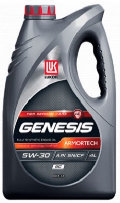 Масло моторное синтетическое Lukoil 3149300 Genesis Armortech GC 5W-30, 4л