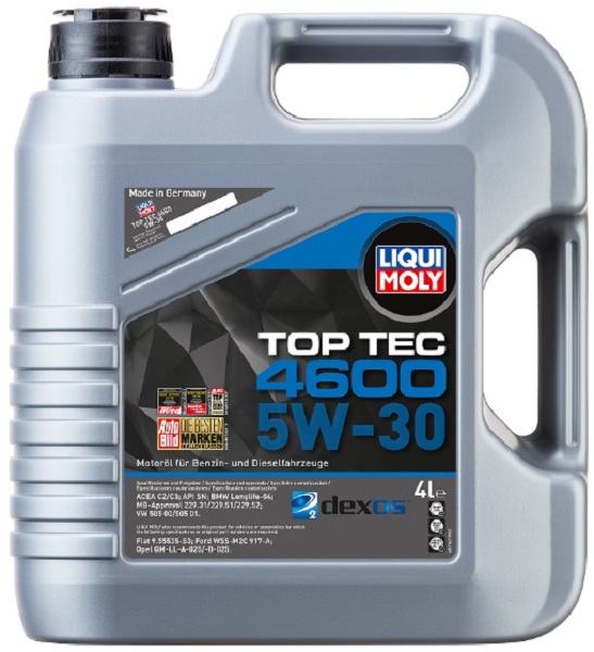 Масло моторное синтетическое Liqui Moly 3763 Top Tec 4600 5W-30, 4л