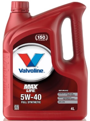 Масло моторное синтетическое Valvoline 872364 Maxlife Full Synthetic 5W-40, 4л