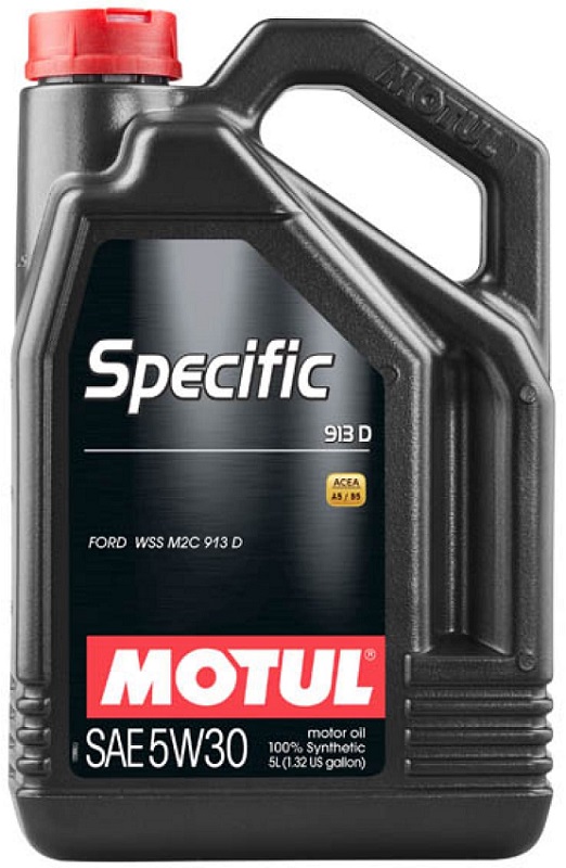 Масло моторное синтетическое Motul 104560 SPECIFIC FORD 913 D 5W-30, 5л