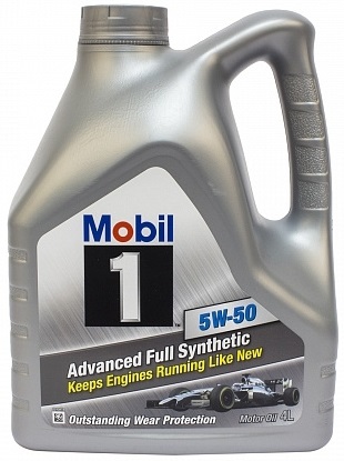 Масло моторное синтетическое Mobil 152561 5W-50, 4л