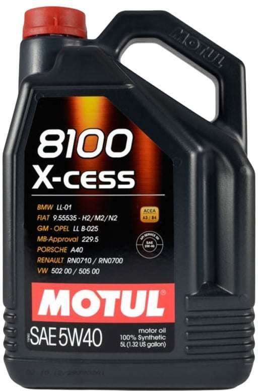 Масло моторное Motul 109776 8100 X-cess GEN2 5W-40, 5л