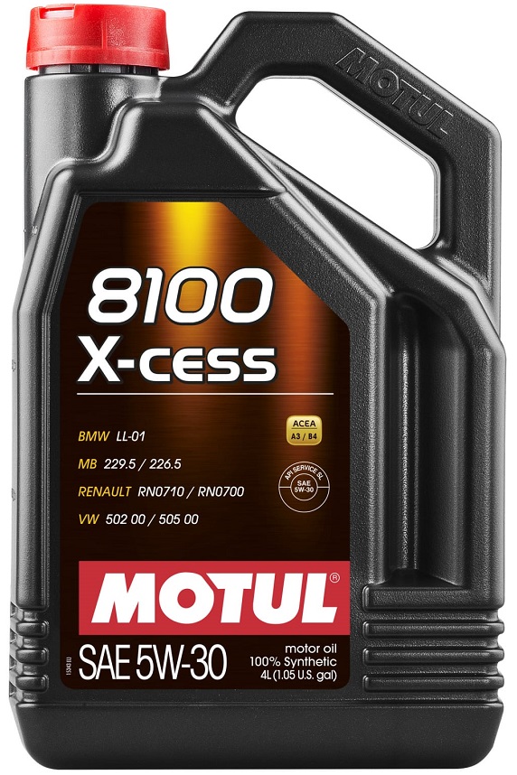 Масло моторное синтетическое Motul 108945 8100 X-CESS 5W-30, 4л