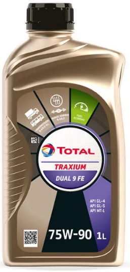 Масло трансмиссионное синтетическое Total 214145 Transmission Dual 9 FE 75W-90, 1л