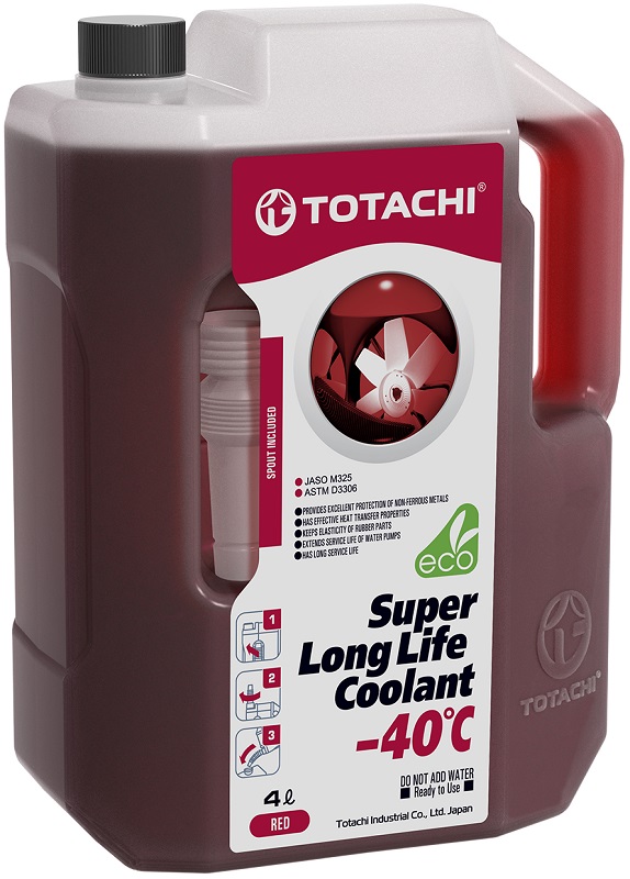 Антифриз TOTACHI 41805 SUPER LLC Red, красный, 5л