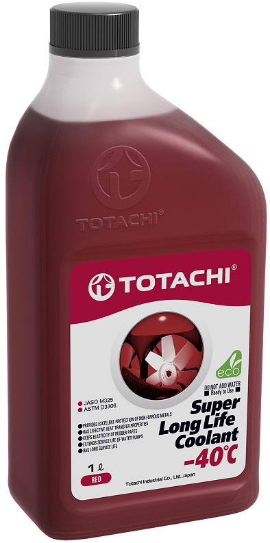 Антифриз Totachi 41801 SUPER LLC RED, красный, 1л