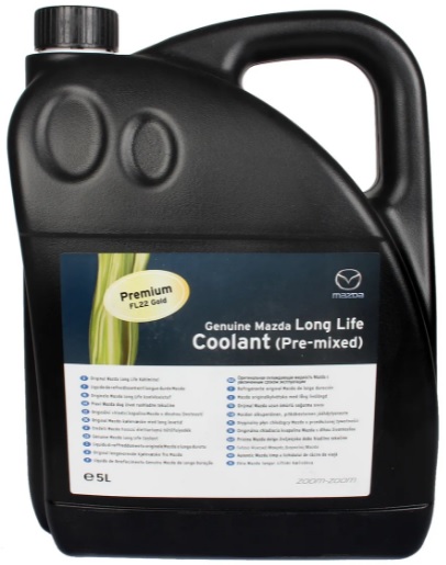 Жидкость охлаждающая Mazda L247-CL-005-4X Long Life Coolant Premium FL22, зелёная, 5л