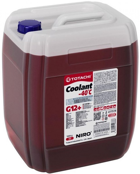 Жидкость охлаждающая Totachi 43110 NIRO Coolant Red, красная, 10л