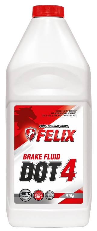 Жидкость тормозная Felix 430130006 Dot 4 BRAKE FLUID, 1л