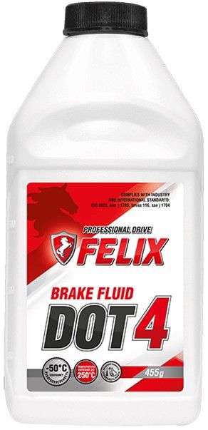 Жидкость тормозная Felix 430130005 Dot 4 BRAKE FLUID, 0.455л