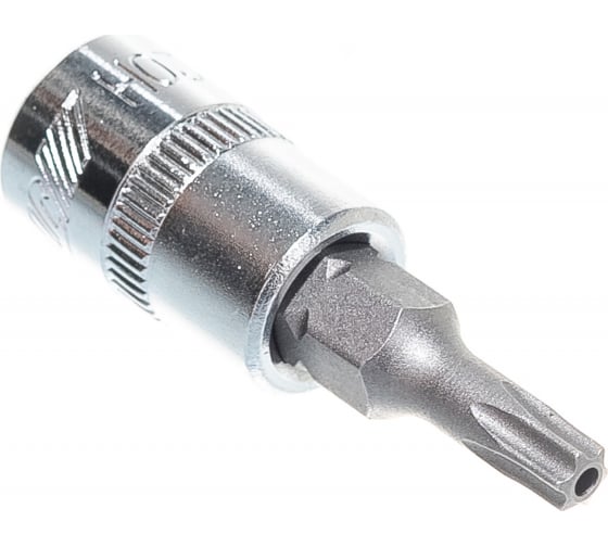 Бита-головка с отверстием 1/4 TORX JTC JTC-23520 (T20Hх37мм)