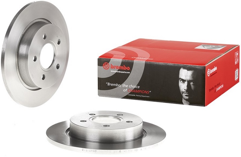 Диск тормозной задний Ford Focus III Brembo 08.A725.10, D=271 мм