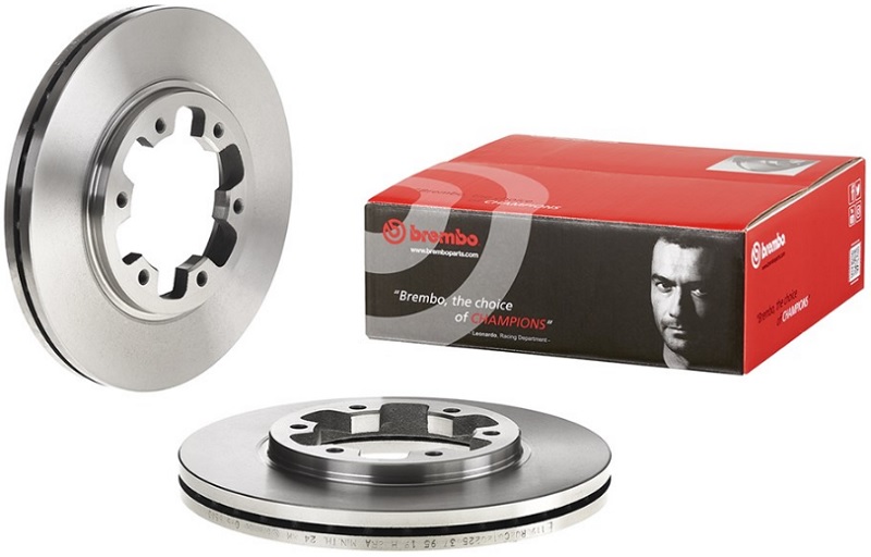 Диск тормозной передний Ford Maverick I Brembo 09.5055.10, D=277 мм