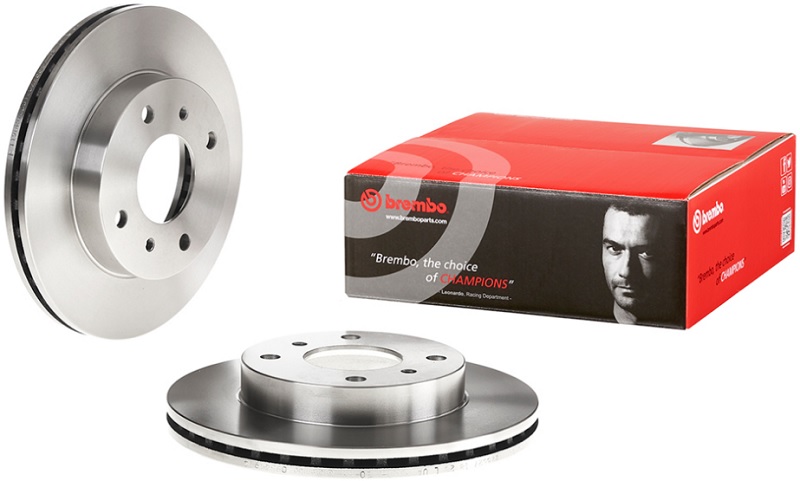 Диск тормозной передний INFINITI, NISSAN Brembo 09.5449.14, D=257 мм