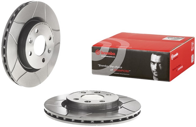 Диск тормозной передний Nissan, Dacia, LADA (ВАЗ), Renault Brembo 09.5802.76, D=259 мм