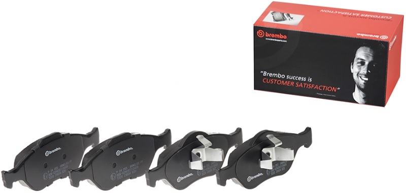 Колодки тормозные дисковые передние FORD FIESTA, FUSION, MAZDA Brembo P 24 055