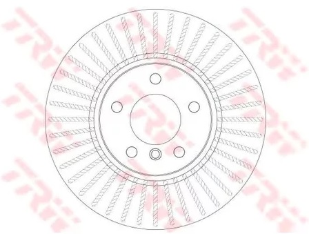 Диск тормозной передний BMW X3 (F25), X4 (F26) TRW DF 6220S, D=328 мм