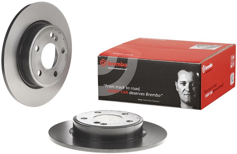 Диск тормозной задний Mercedes A-CLASS (W176), B-CLASS (W246, W242) Brembo 08.B347.41, D=276 мм