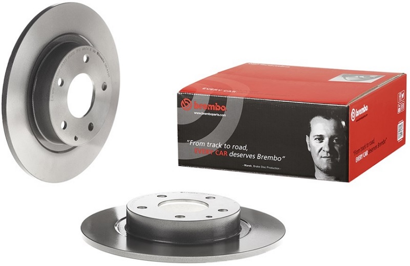 Диск тормозной задний Mazda 6 Brembo 08.C423.11, D=278 мм