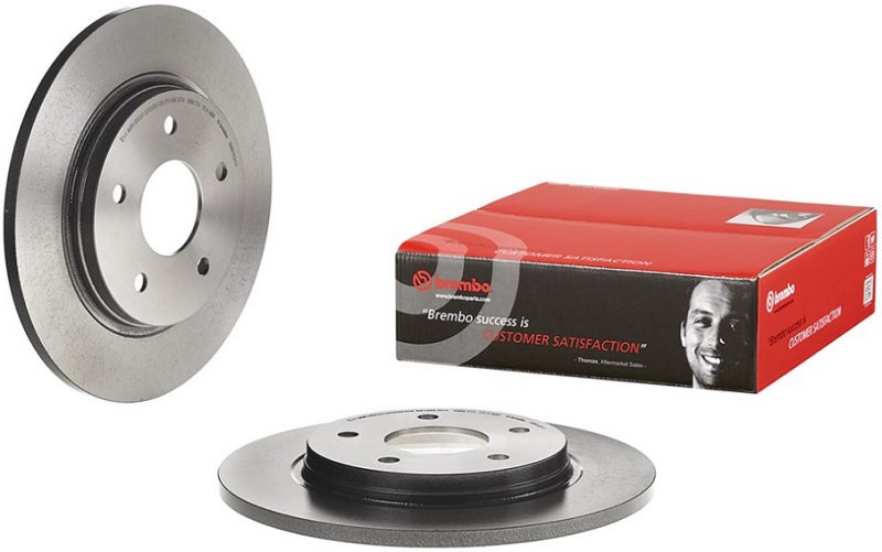 Диск тормозной задний Chrysler, Dodge, Fiat, Volkswagen Brembo 08.N123.11, D=305 мм