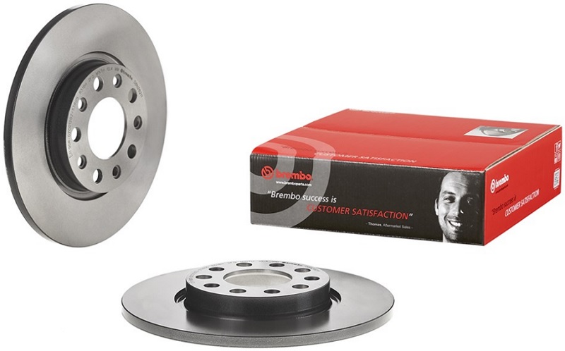 Диск тормозной задний Jeep Cherokee Brembo 08.N282.11, D=278 мм