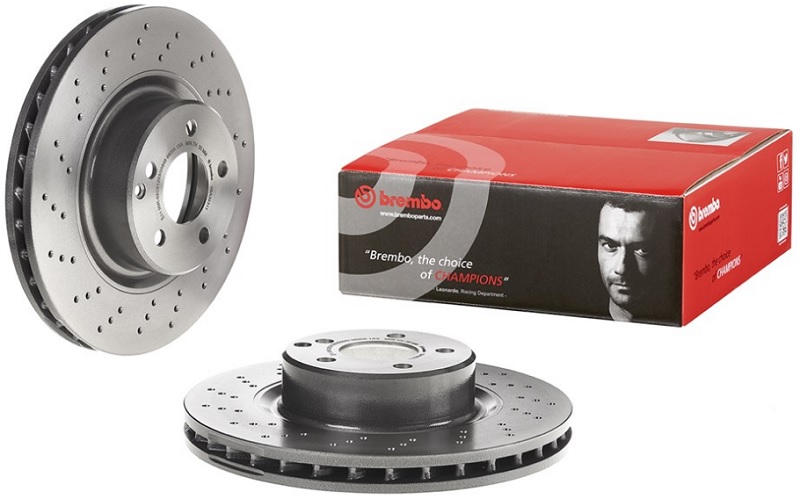 Диск тормозной передний Mercedes S-CLASS Brembo 09.A353.11, D=330 мм