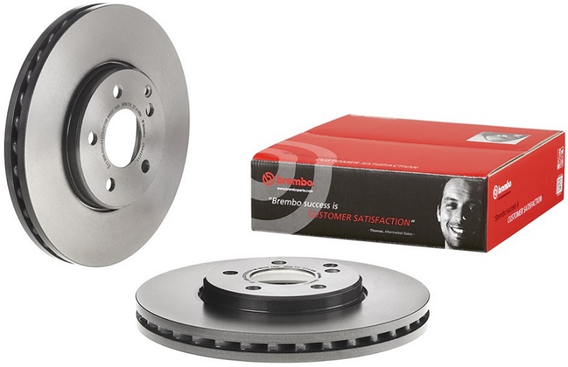 Диск тормозной передний Mercedes E-CLASS Brembo 09.A447.11, D=304 мм