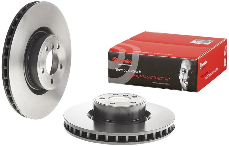 Диск тормозной передний Land Rover Range Rover III Brembo 09.A771.11, D=380 мм