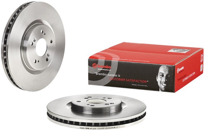 Диск тормозной передний Honda Accord IX, VIII Brembo 09.B269.10, D=320 мм