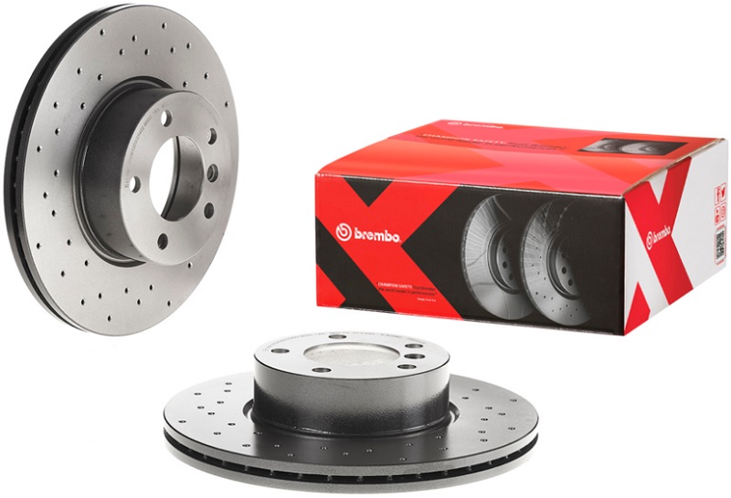 Диск тормозной передний BMW 1, 2, 3 Brembo 09.B337.2X, D=312 мм