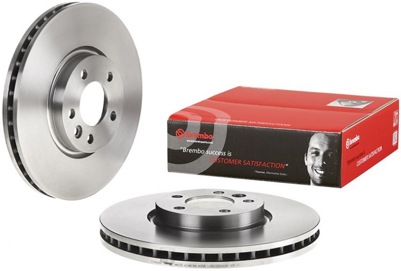 Диск тормозной передний VW Multivan V, VI, Transporter V, VI Brembo 09.B498.10, D=340 мм