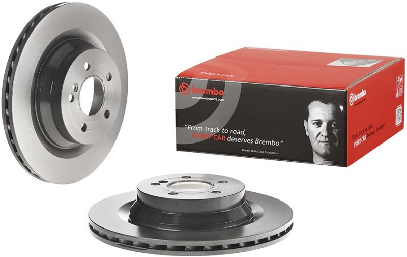 Диск тормозной задний Mercedes CLS, E-CLASS Brembo 09.B745.41, D=320 мм