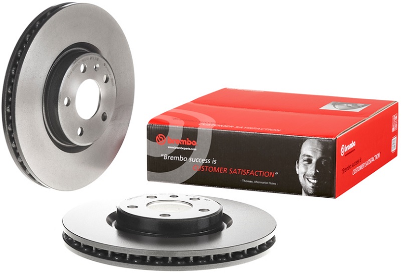 Диск тормозной передний Audi Q5 Brembo 09.B822.11, D=320 мм