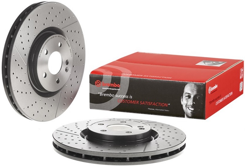 Диск тормозной передний Mercedes A-CLASS, CLA, GLA-CLASS Brembo 09.B913.11, D=350 мм