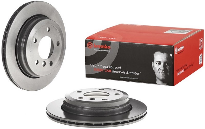 Диск тормозной задний BMW 3 Brembo 09.C180.11, D=294 мм