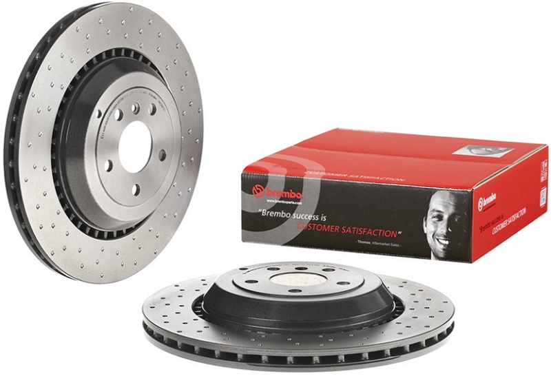 Диск тормозной задний Mercedes M-CLASS, R-CLASS Brembo 09.C660.11, D=365 мм