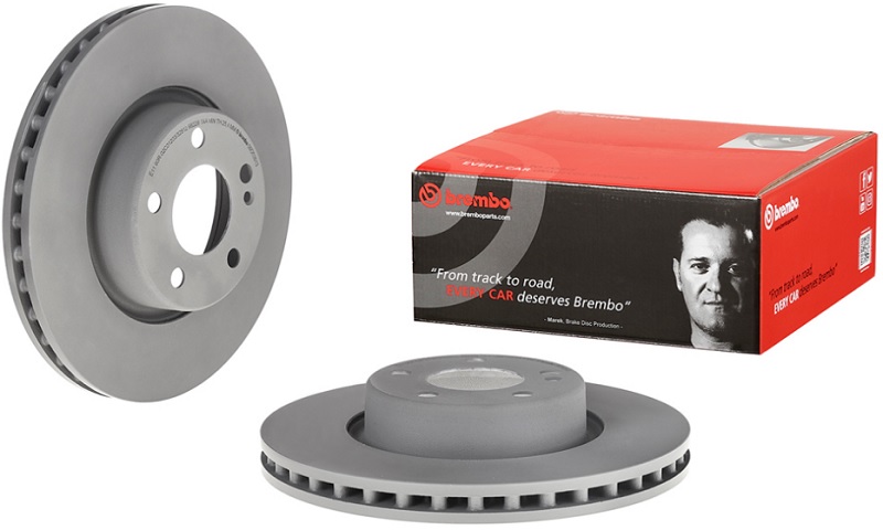 Диск тормозной передний Mercedes C-CLASS, E-CLASS Brembo 09.D526.13, D=305 мм