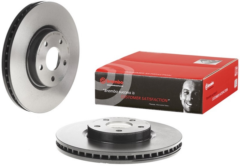 Диск тормозной передний Ford Mondeo V Brembo 09.N255.21, D=300 мм