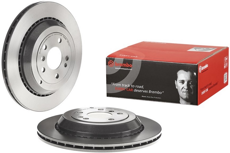 Диск тормозной задний Mercedes GL-CLASS, M-CLASS, R-CLASS Brembo 09.R124.21, D=330 мм