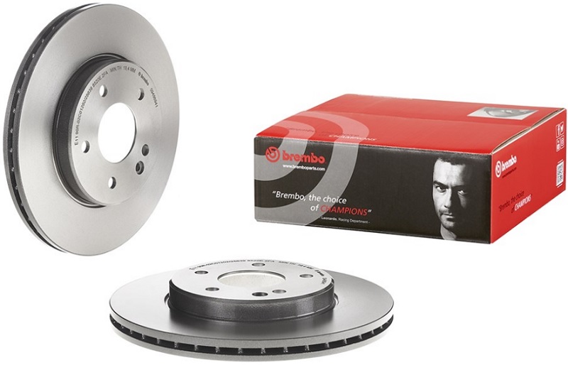 Диск тормозной передний Mercedes C-CLASS Brembo 09.4869.41, D=284 мм