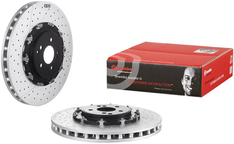 Диск тормозной передний MERCEDES C-CLASS Brembo 09.9313.33, D=390 мм