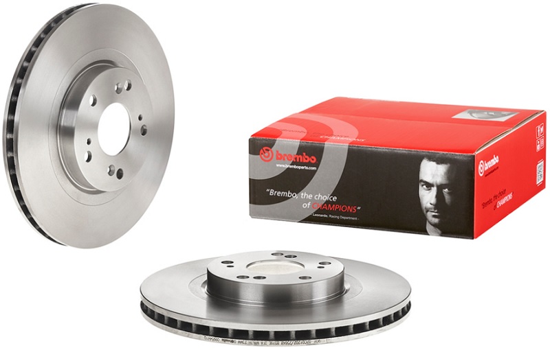 Диск тормозной передний Honda Civic VII Brembo 09.9544.10, D=300 мм